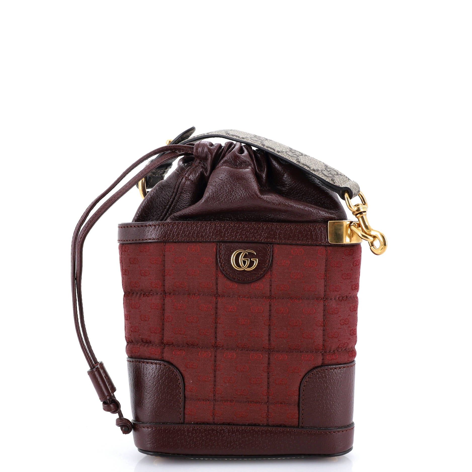 Gucci Drawstring Bucket Crossbody Bag Size ONE SIZE - 1 Thumbnail