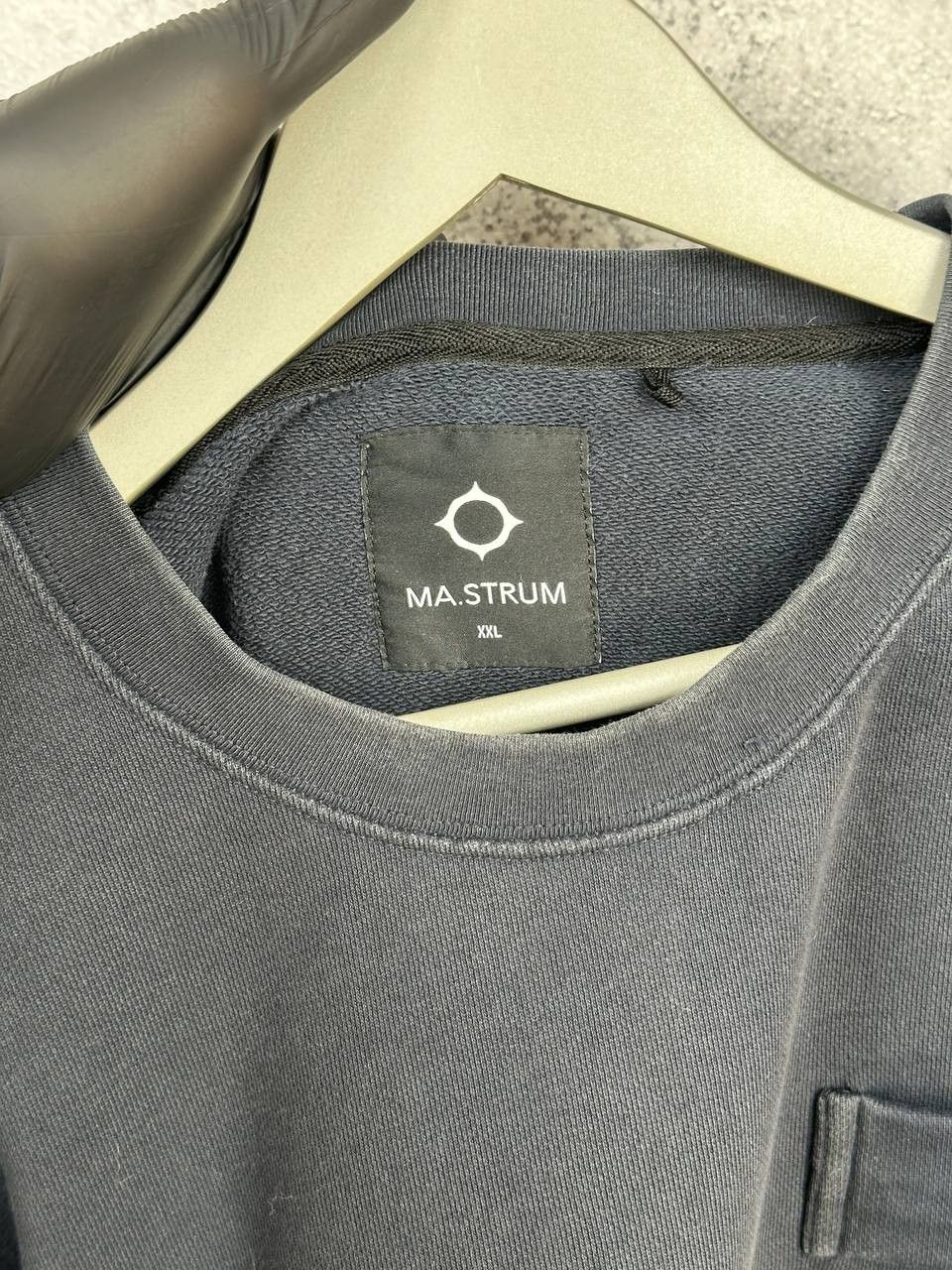 MA.STRUM Ma.Strum Crew Neck Sweatshirt Utility Patch Jumper Faded Size US XXL / EU 58 / 5 - 10 Thumbnail