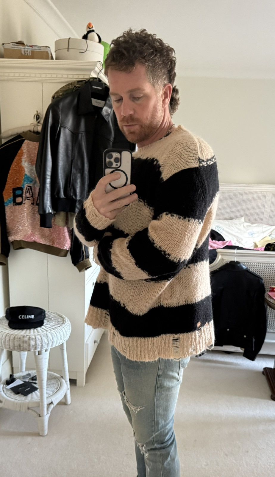 Acne Studios Acne Studios mohair knit sweater distressed grail Size US L / EU 52-54 / 3 - 3 Thumbnail