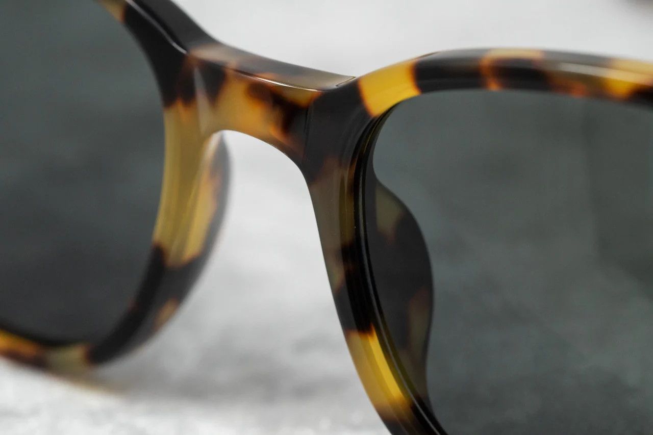 Ann Demeulemeester Ann Demeulemeester Sunglasses Rectangular Tortoise and Grey Size ONE SIZE - 11 Thumbnail