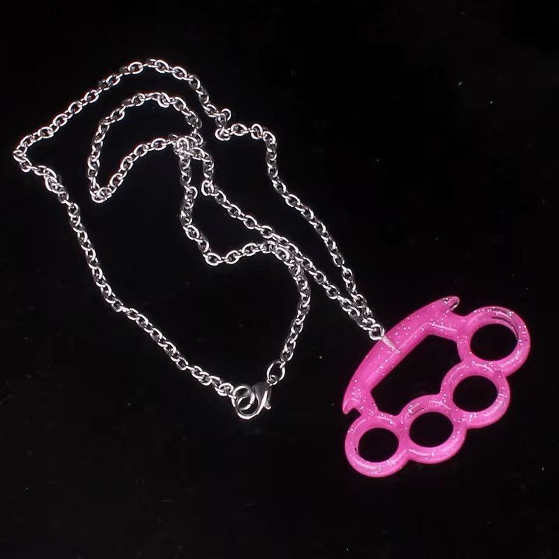 Jewelry × Vintage metal brass knuckles charms Pendant (No Chain) Size ONE SIZE - 3 Thumbnail