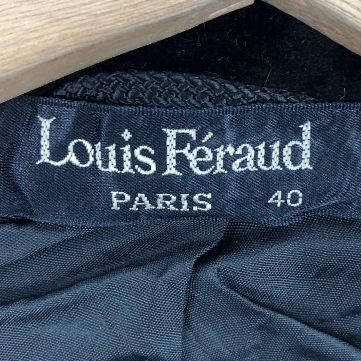 Louis Feraud Vtg 80’ LOUIS FERAUD PARIS Velvet Viscose Coat Blazer Suit Size S / US 4 / IT 40 - 6 Thumbnail