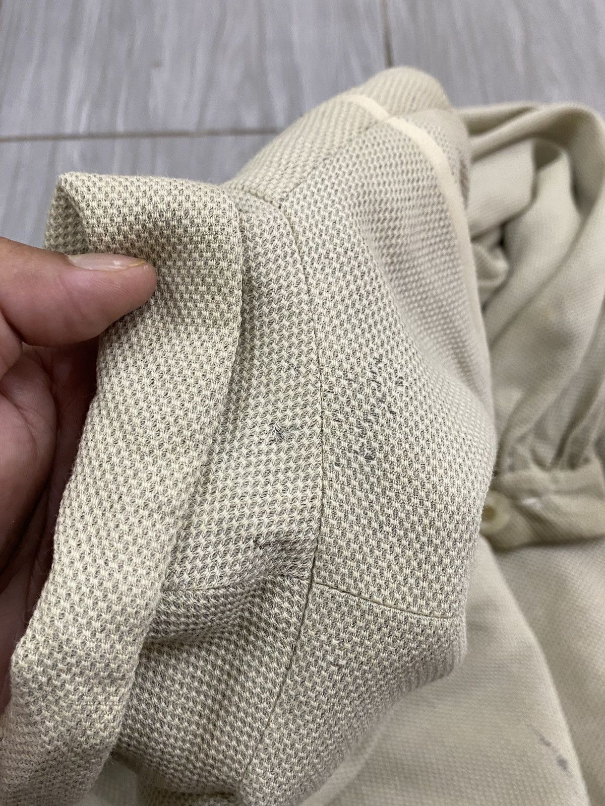 Christian Dior Monsieur Vintage Christian Dior Beige Wool Blazer - Size 7 Size M / US 6-8 / IT 42-44 - 8 Thumbnail