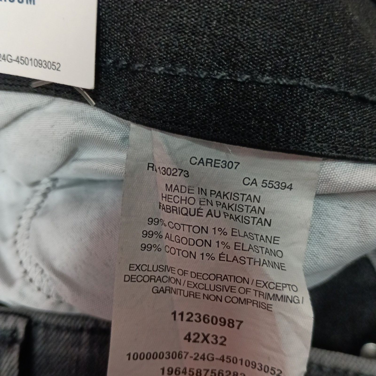 Wrangler Wrangler Jeans Men's Size 42x32 Black Taper Fit High Stretch Size US 42 / EU 58 - 5 Thumbnail
