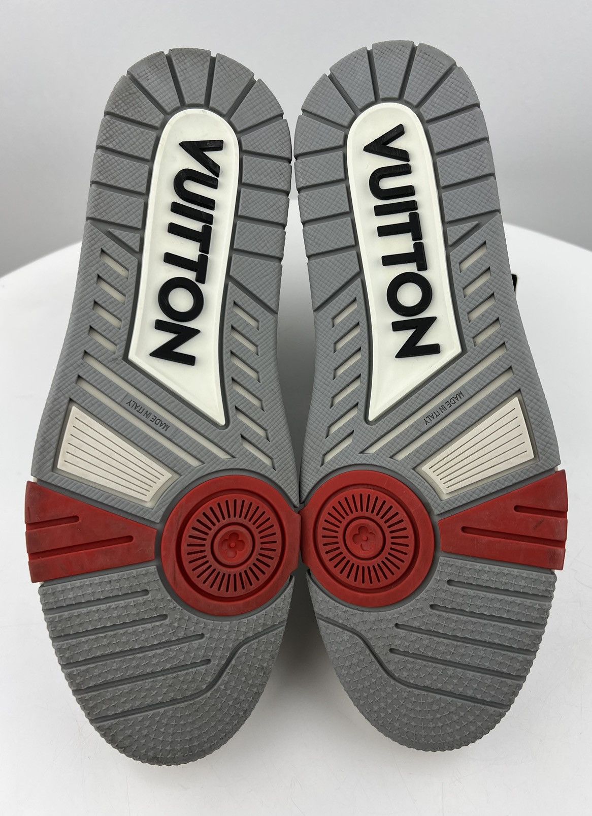 Louis Vuitton LOUIS VUITTON Sneakers Hi-Top Trainer Shoes Virgil Abloh 408 Size US 9 / EU 42 - 16 Thumbnail