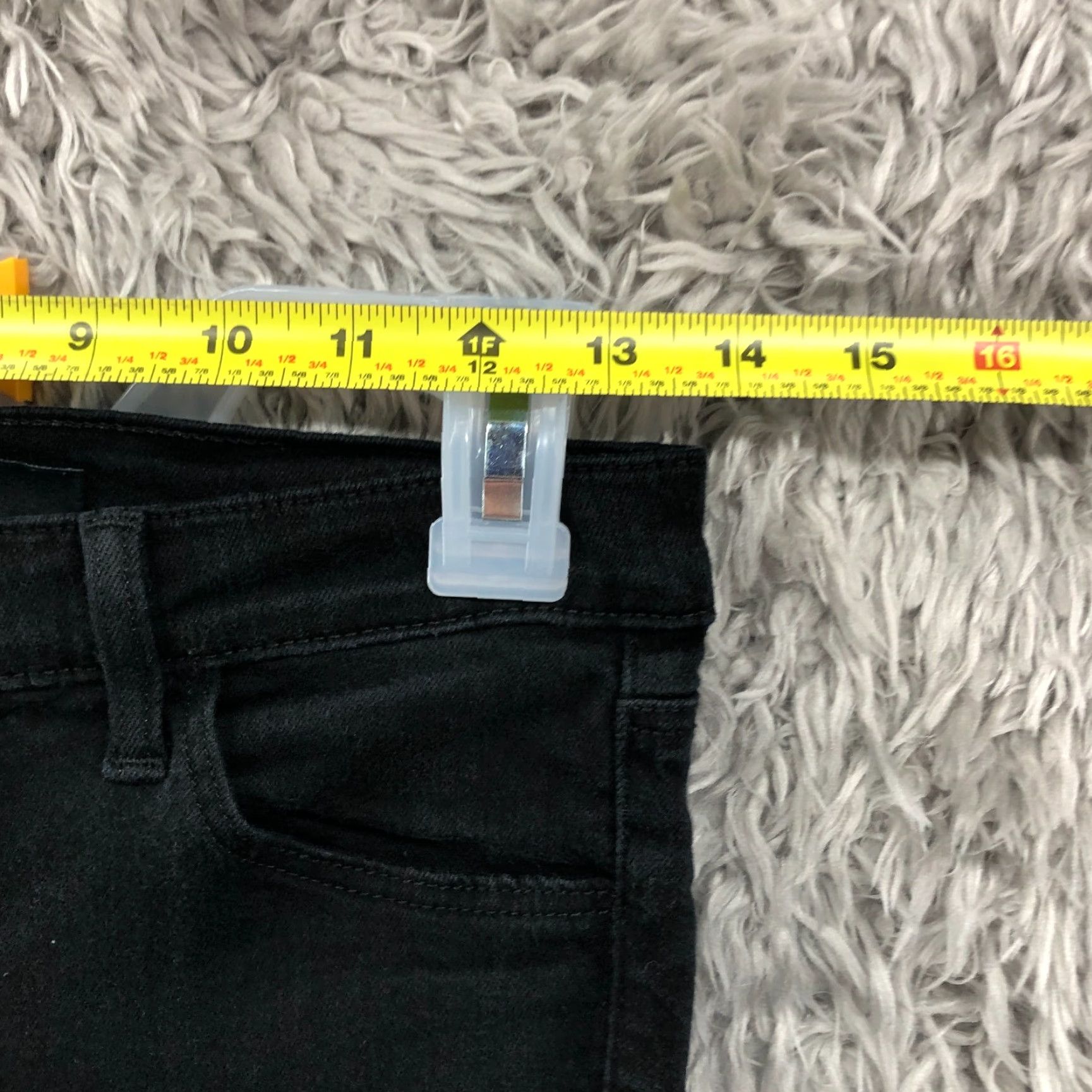 J Brand J Brand Skinny Jeans Size 27 Womens Black Dark Wash Denim Mid Rise 5-Pocket Regular Inseam 29 in Jeans Womens Size 27" / US 4 / IT 40 - 2 Thumbnail