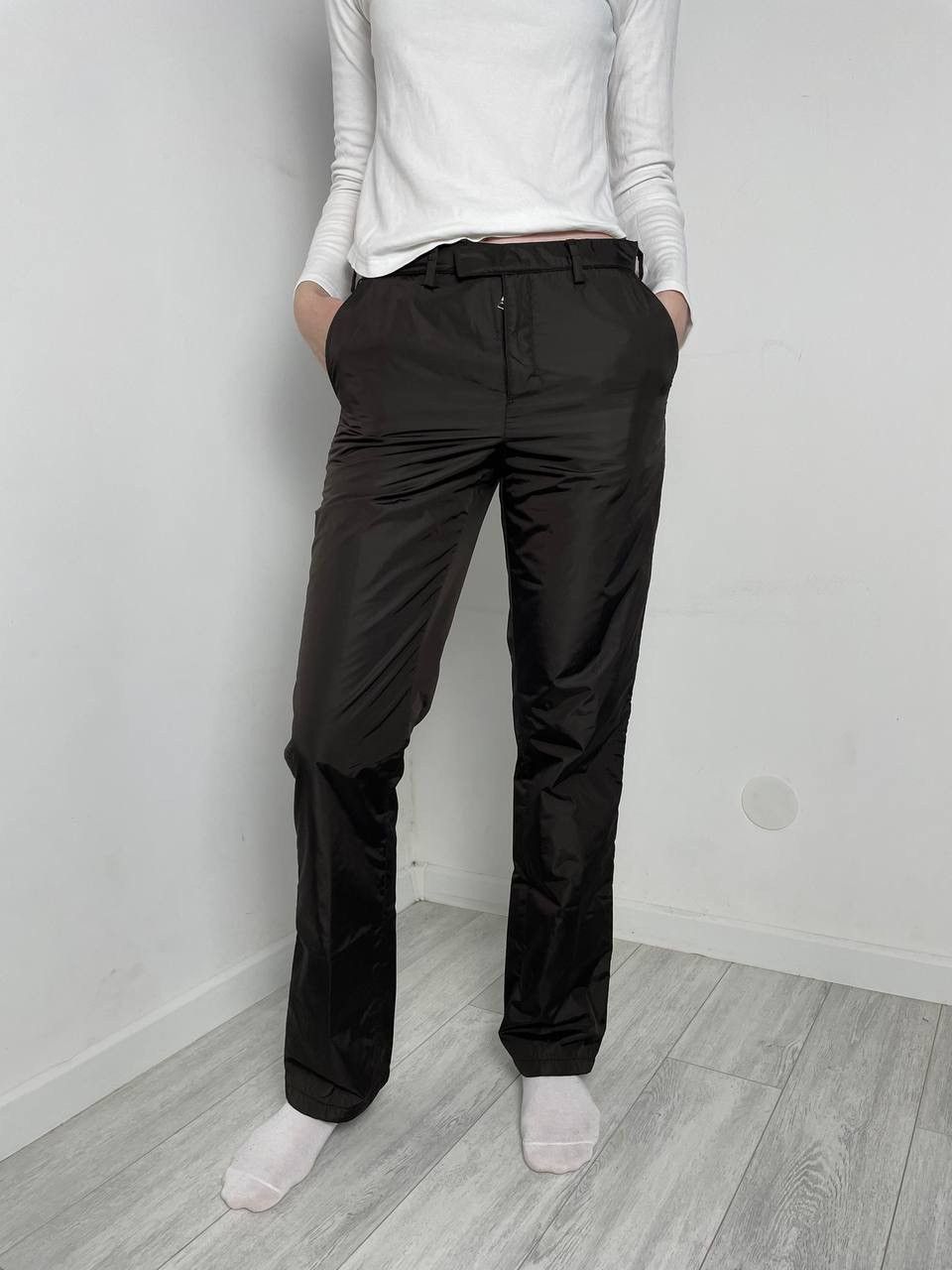 Prada Prada Women insulated pants nylon casual Old money style Size US 30 / EU 46 - 2 Thumbnail