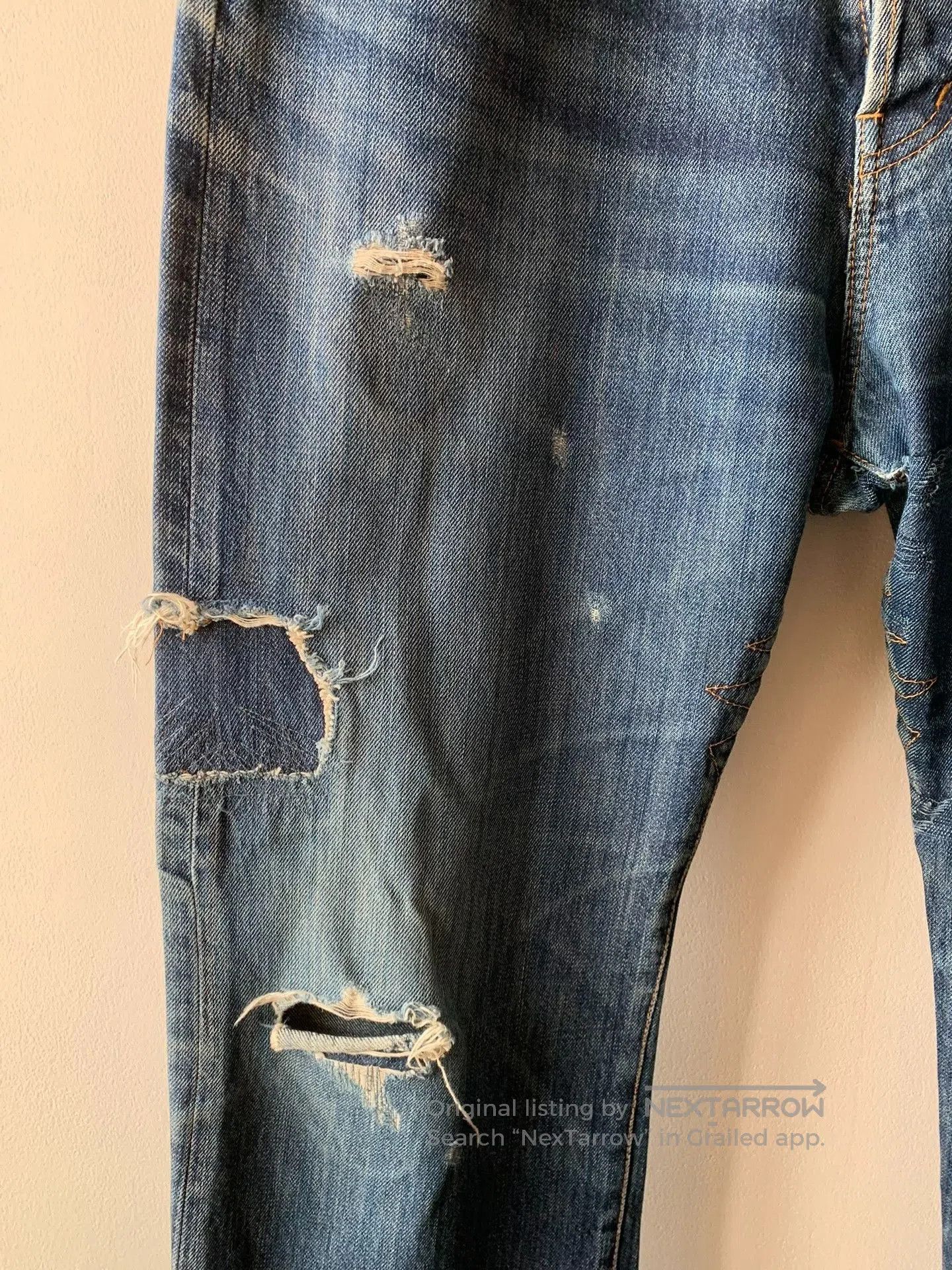 Mastermind Japan mastermind Japan Blue Shadow Dual Waist Jeans. Size US 34 / EU 50 - 5 Thumbnail