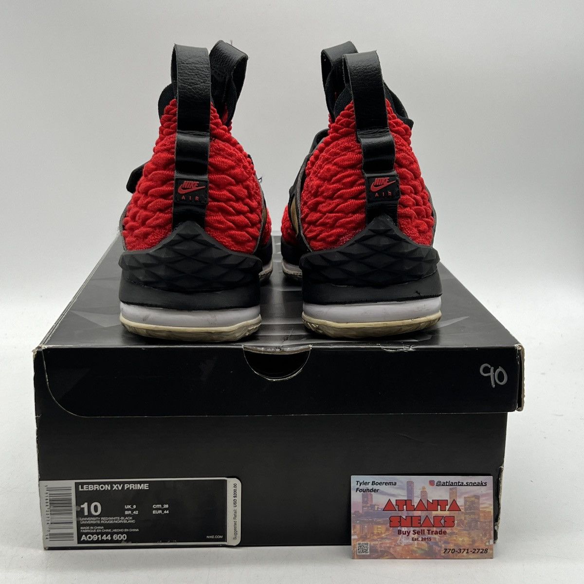 Nike Lebron 15 red diamond turf Size US 10 / EU 43 - 3 Thumbnail