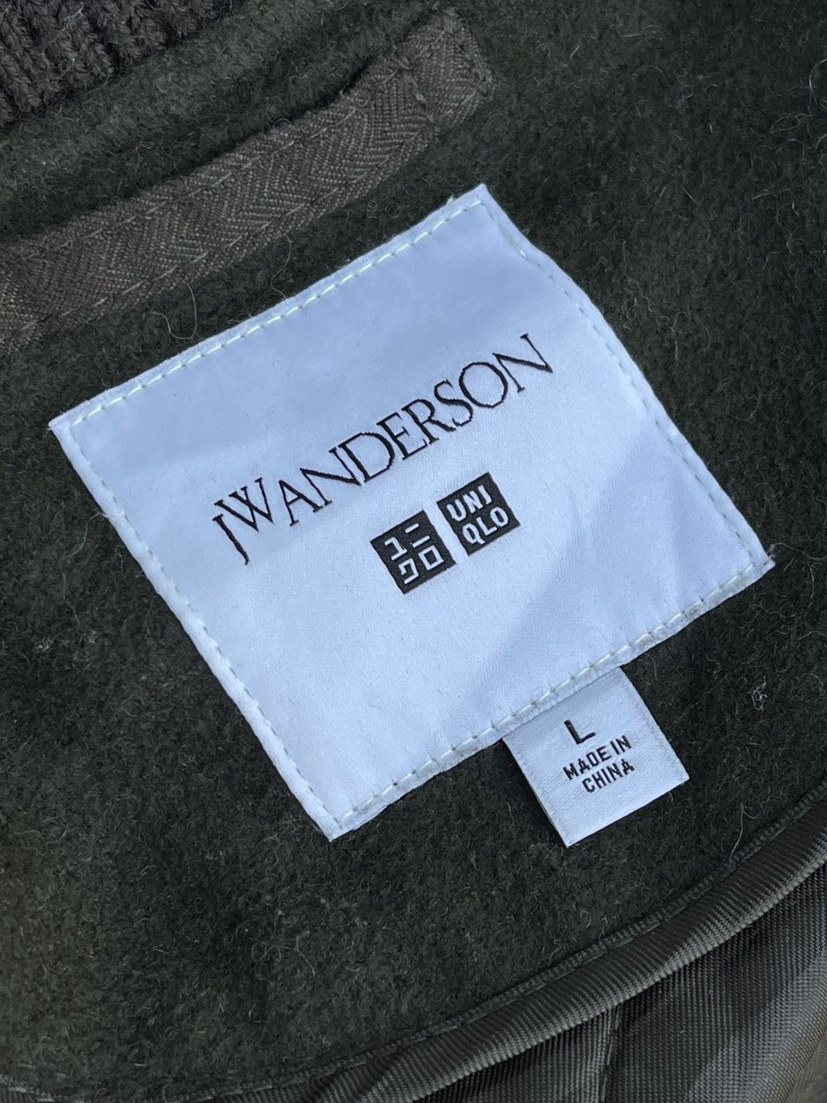 JW Anderson × Uniqlo A/W17 JW ANDERSON X UNIQLO BESPOKE WOOL BLEND QUILTED JACKET Size US L / EU 52-54 / 3 - 8 Thumbnail