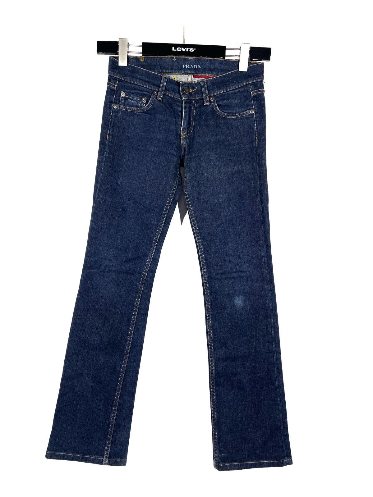 Prada Prada Women Vintage Flare Jeans Low Rise Size 25 Size 26" / US 2 / IT 38 - 1 Thumbnail