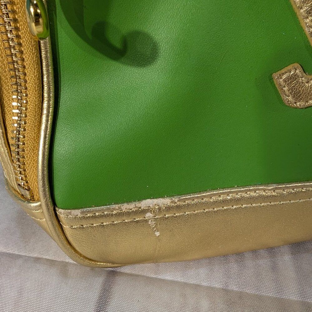 Juicy Couture Juicy Couture Vintage Green-Gold Pet Carrier Bag Size ONE SIZE - 2 Thumbnail