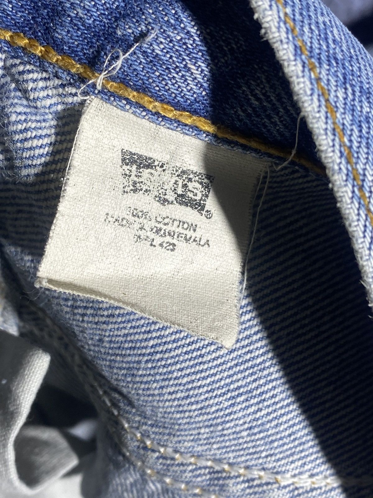 Levi's Vintage Clothing Rare Vintage western reworked levi’s 501 Size US 35 - 12 Thumbnail