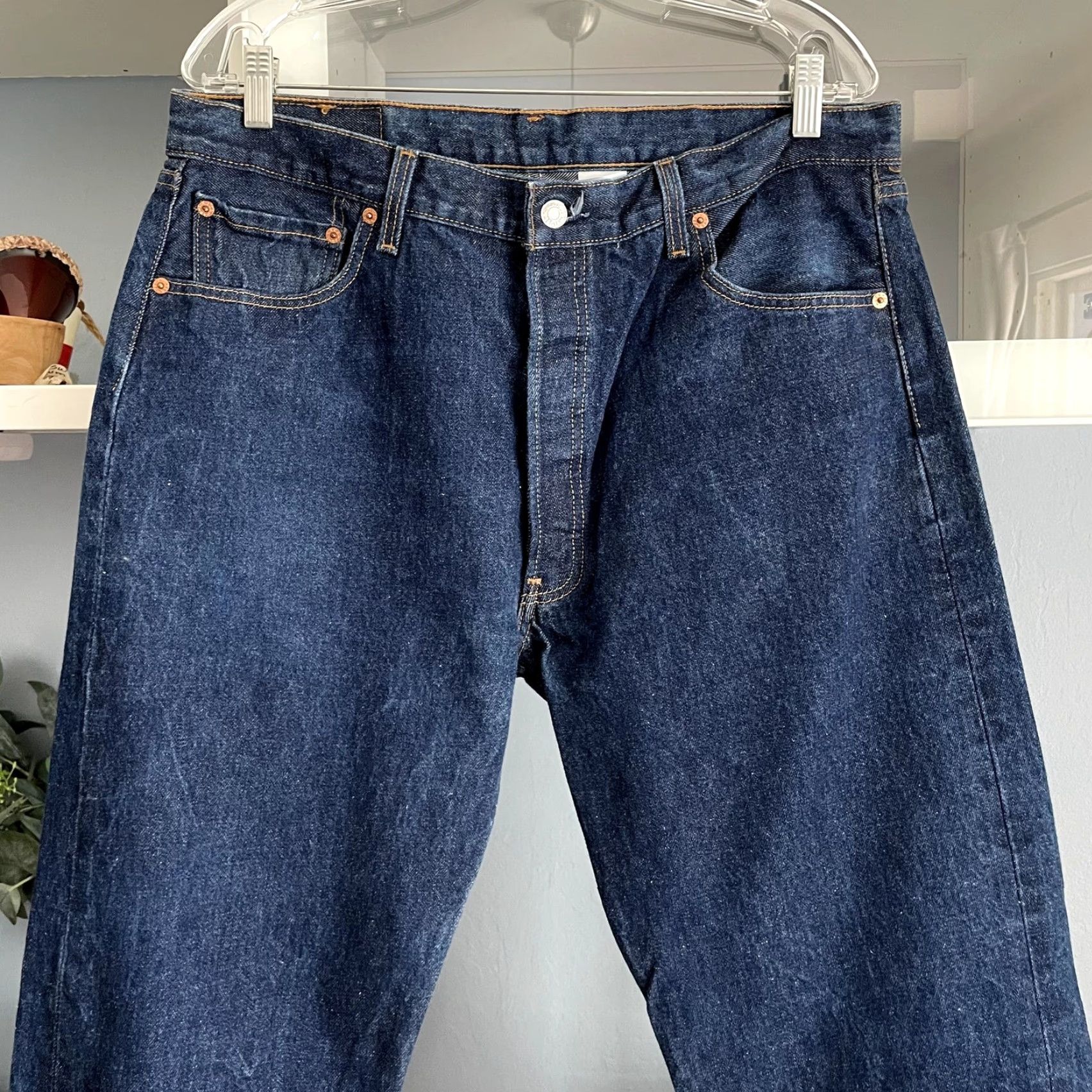 Levi's VINTAGE Levi's 501xx Button Fly Red Tab Jeans W 34 x 32 Size US 34 / EU 50 - 3 Thumbnail