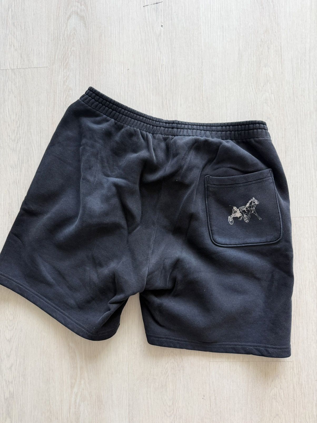 Siegelman Stable Racing Stable Sweatshort in Black, Men's (Size 32) — image 2 of 3