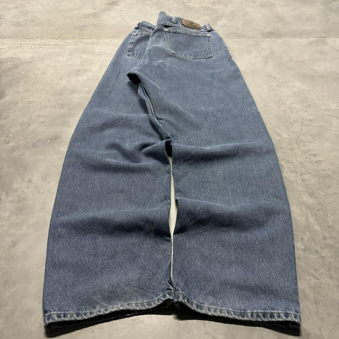 Japanese Brand × Vintage Crazy Vintage Y2K/2000s Baggy Medium Wash Denim Jeans! Size US 38 / EU 54 - 4 Thumbnail