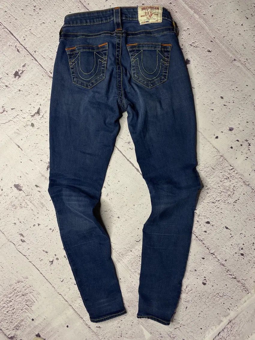 True Religion Women's skinny true religion jeans made in USA SIZE 27 Size 27" / US 4 / IT 40 - 1 Thumbnail