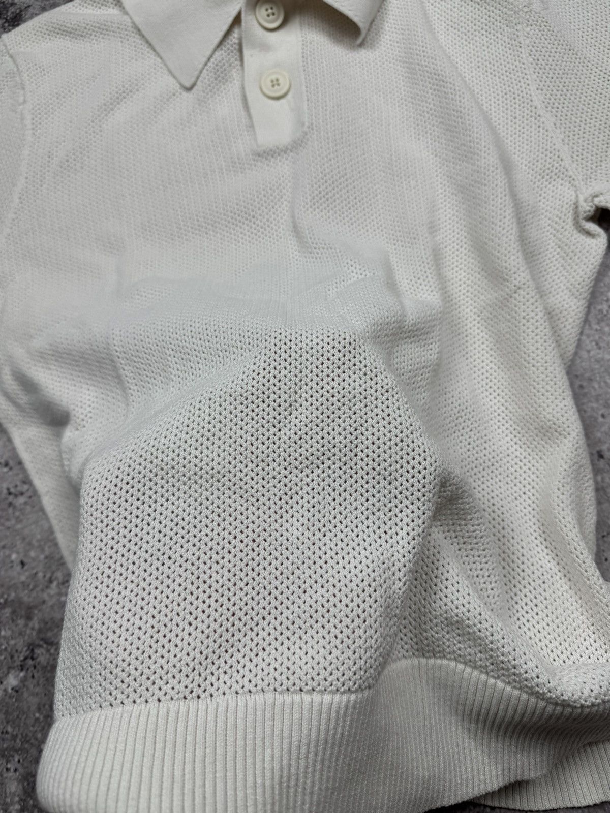 Sandro SANDRO PARIS Woven Knit Polo Size M Size US M / EU 48-50 / 2 - 8 Thumbnail