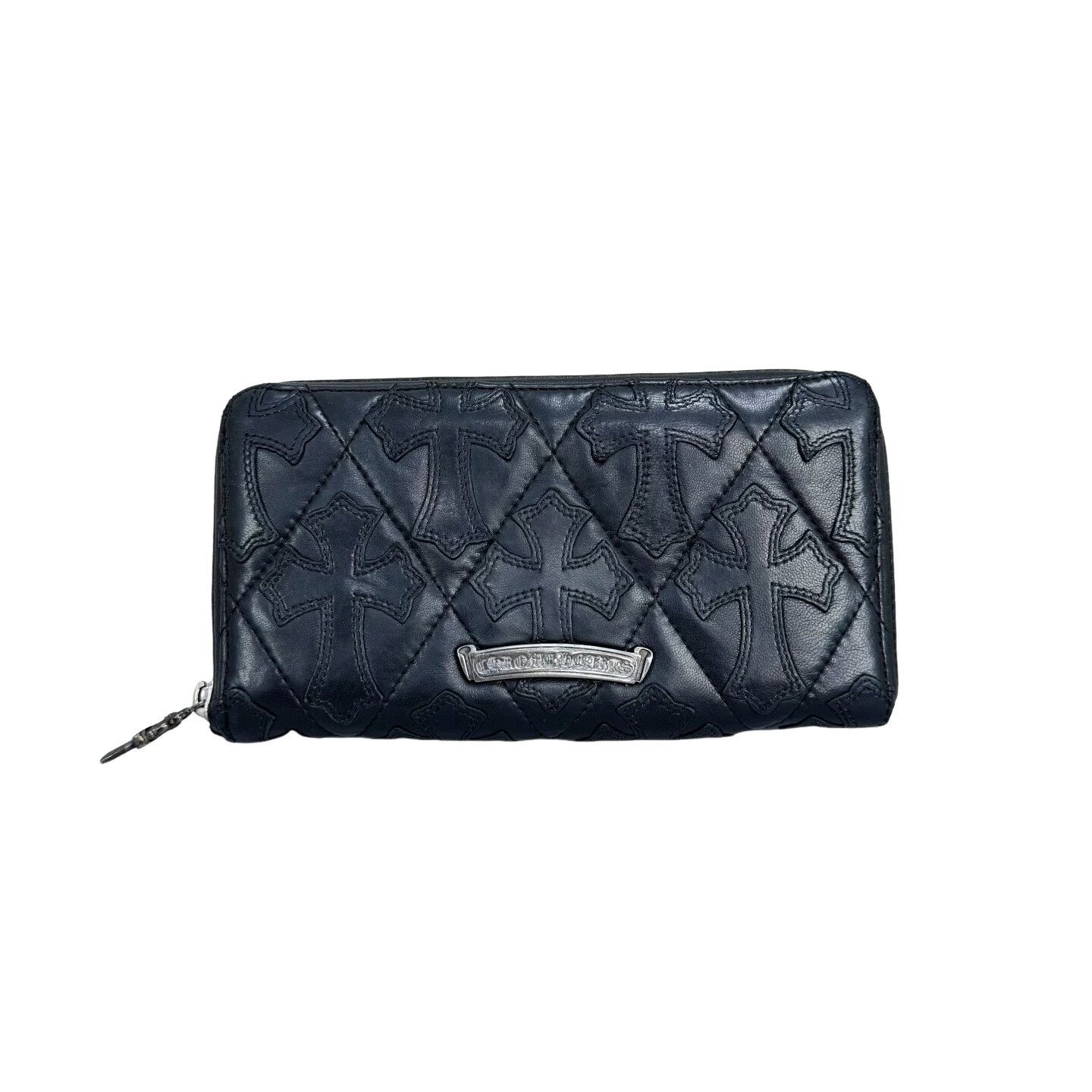 Chrome Hearts Chrome Hearts Quilted Cross Leather Wallet Size ONE SIZE - 1 Thumbnail