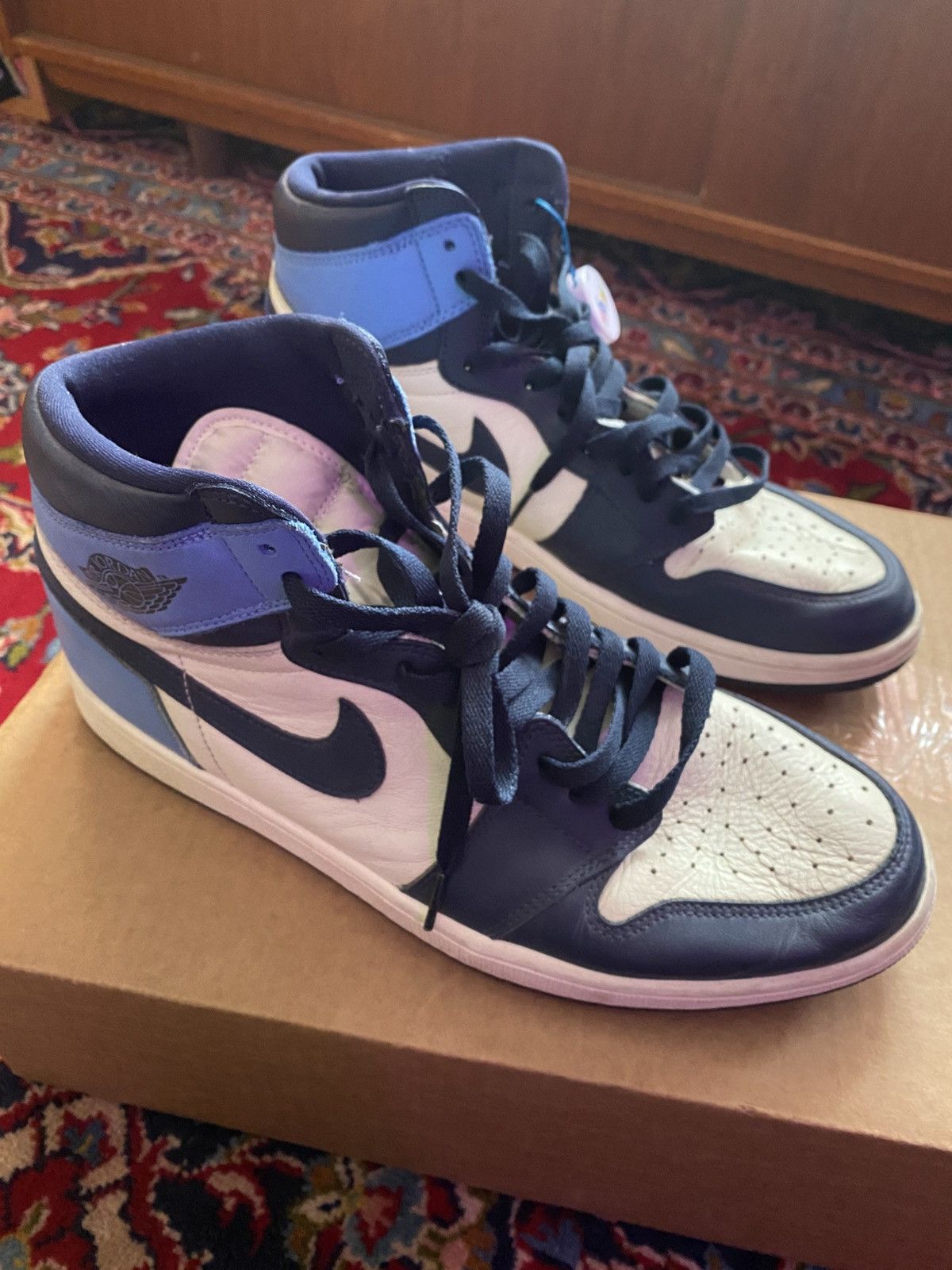 Jordan Brand × Nike Air Jordan 1 Retro High Obsidian Size US 13 / EU 46 - 6 Thumbnail