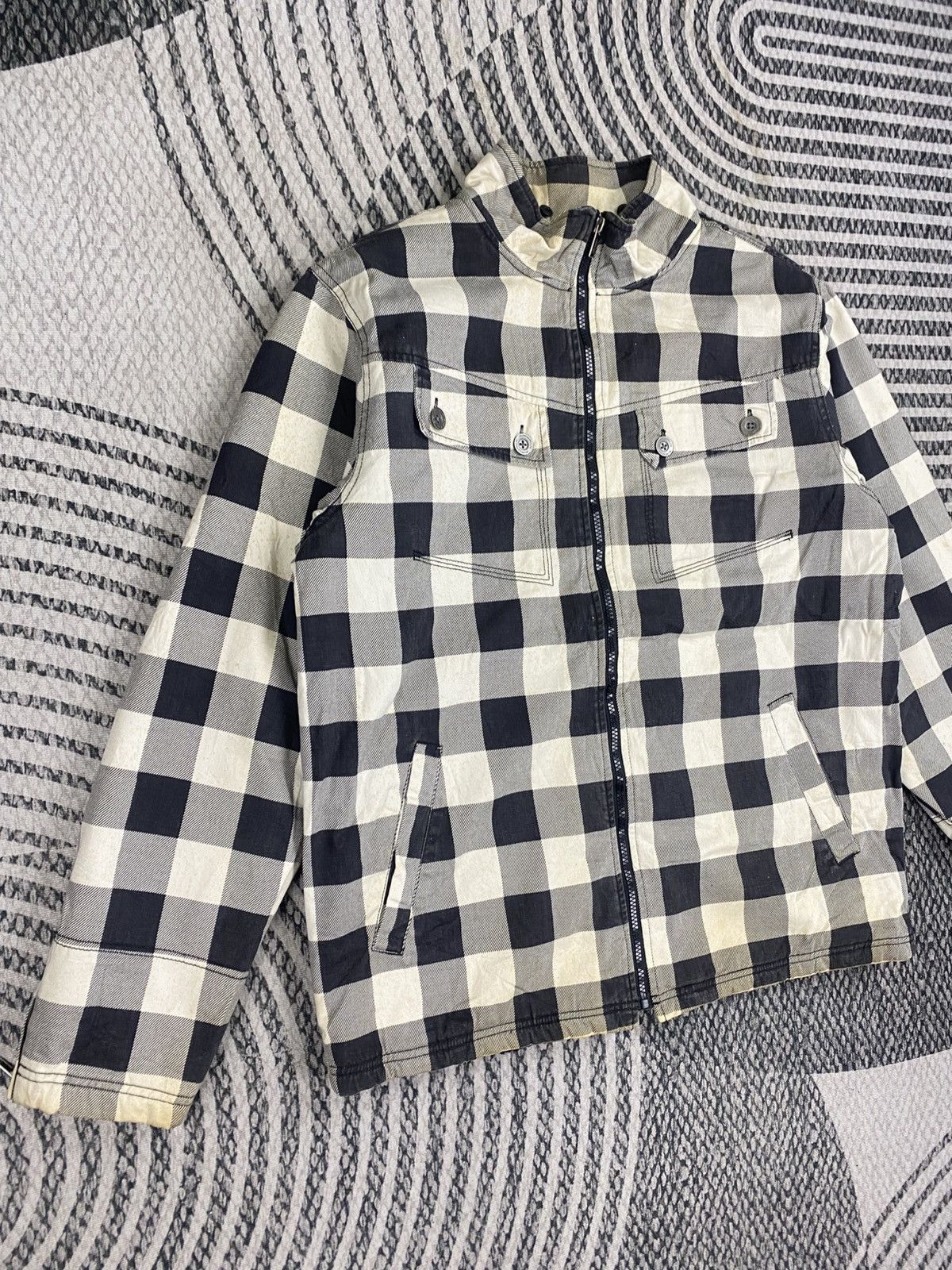 Airwalk Vintage Airwalk Zip-Up Checked Jacket Size US M / EU 48-50 / 2 - 3 Thumbnail