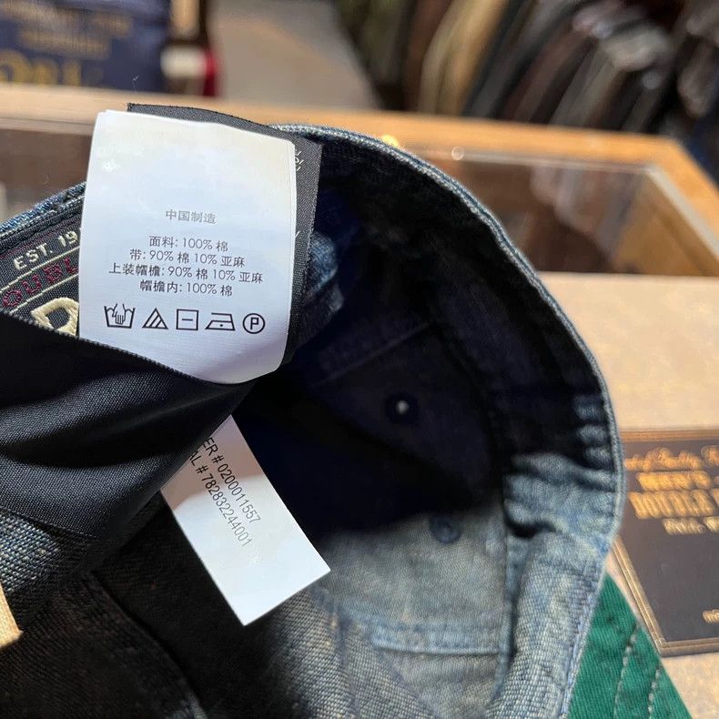 RRL Ralph Lauren RRL Ralph Lauren Wabash Blue Dyeing Engineer Hat Size ONE SIZE - 8 Thumbnail
