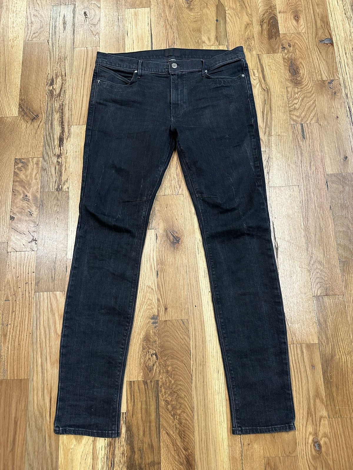 Rta RTA Sinners Plain Black Denim Jeans Sz 36 Size US 36 / EU 52 - 1 Thumbnail