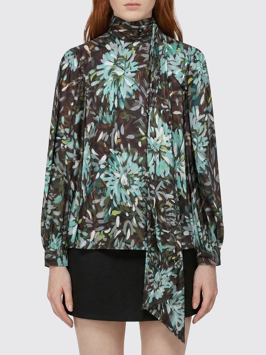 Gucci Gucci Shirt Woman Gnawed Blue Size M / US 6-8 / IT 42-44 - 1 Thumbnail