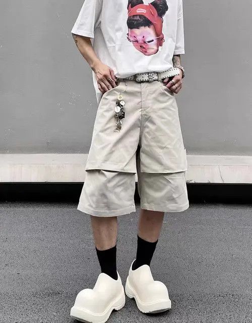 Japanese Brand Pepper x ouchi Retro Hip Hop Loose Casual Pants Size US 29 - 2 Thumbnail