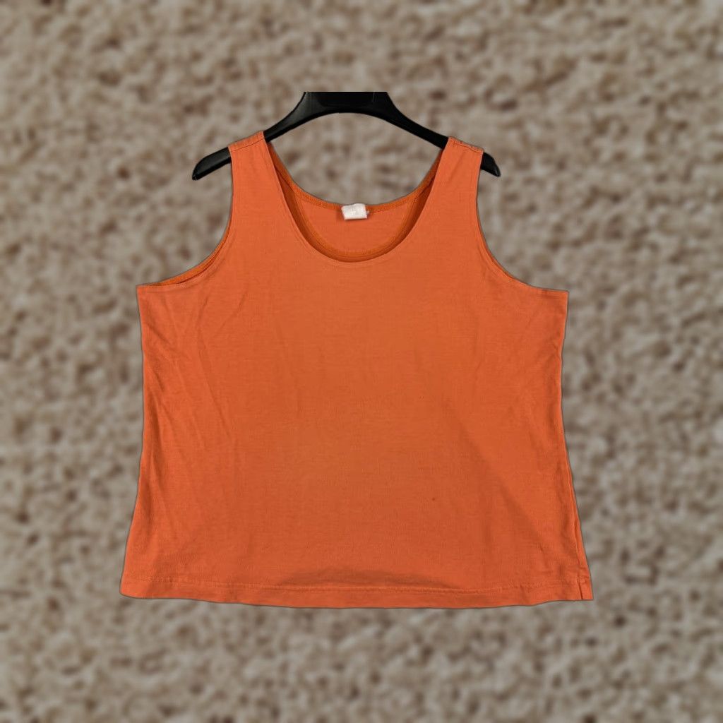 Patagonia Patagonia Shirt Womens Extra Large Orange Tank Sleeveless Cotton Jersey Size XL / US 12-14 / IT 48-50 - 1 Thumbnail