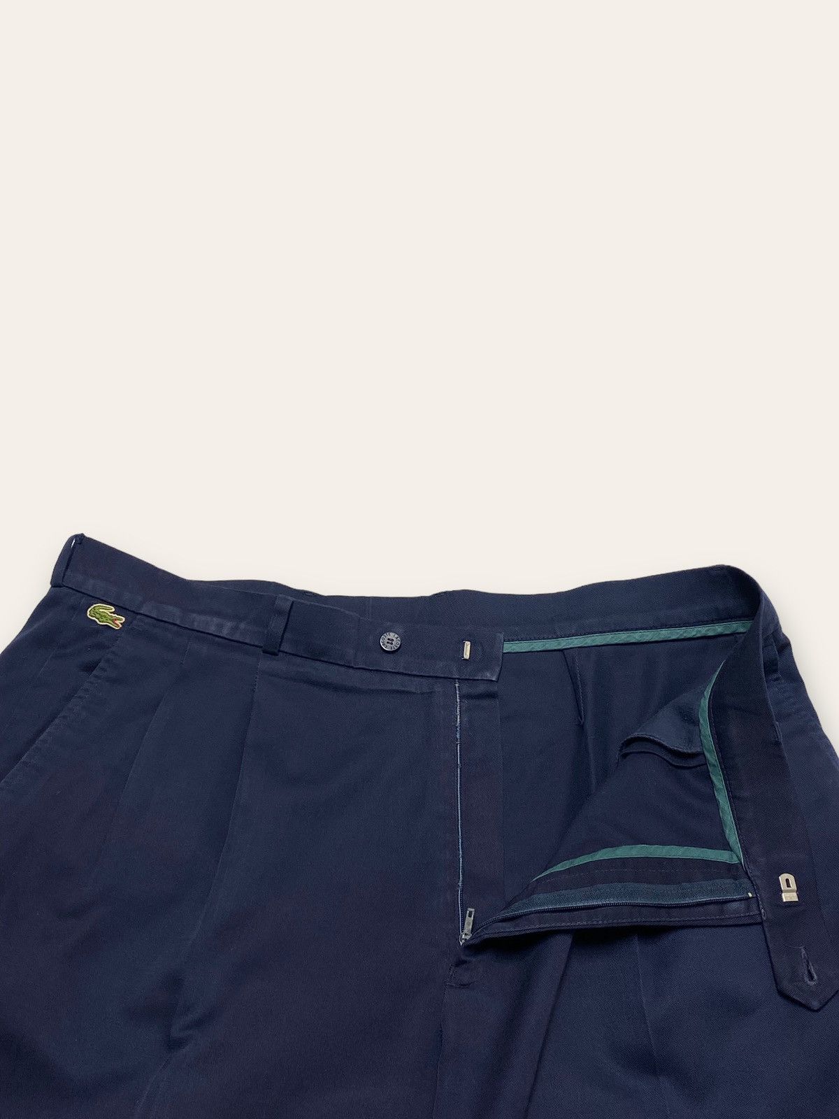 Lacoste 90s Vintage LACOSTE CHEMISE Navy Faded Baggy Pants Size US 38 / EU 54 - 7 Thumbnail