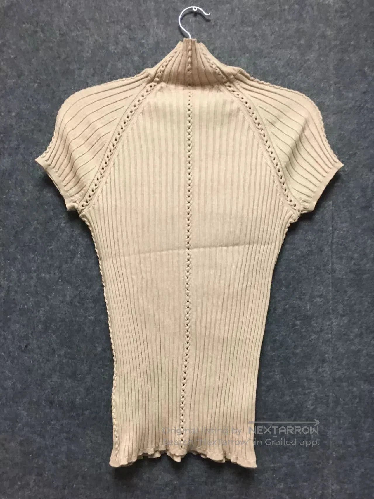 Hermes Hermès Mock Neck Knit Short Sleeve. Size US S / EU 44-46 / 1 - 2 Thumbnail