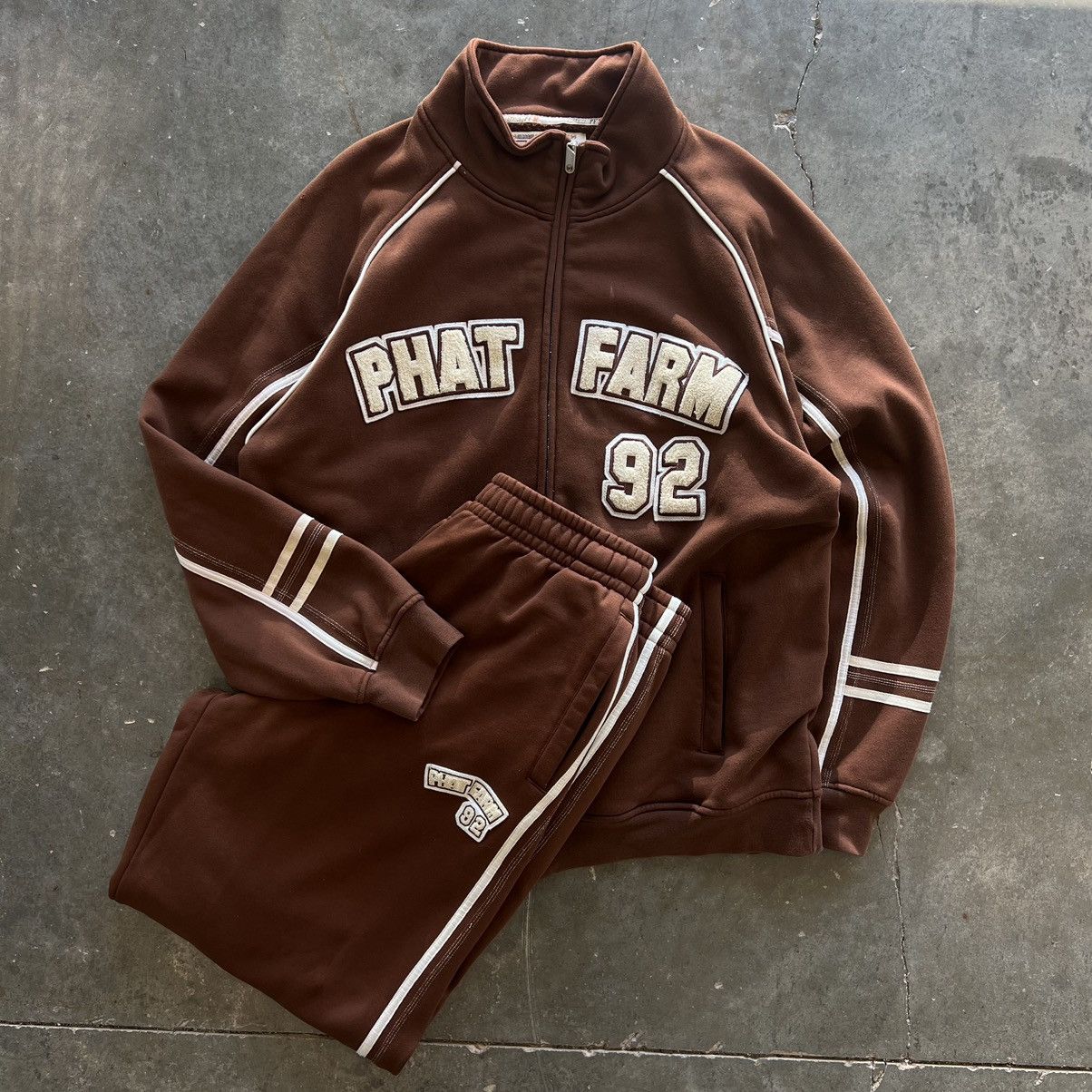 T-shirt Phat Farm Baggy Y2K Hip Hop Extrêmement Rare, Taille M, Bleu, Russell Simmons
