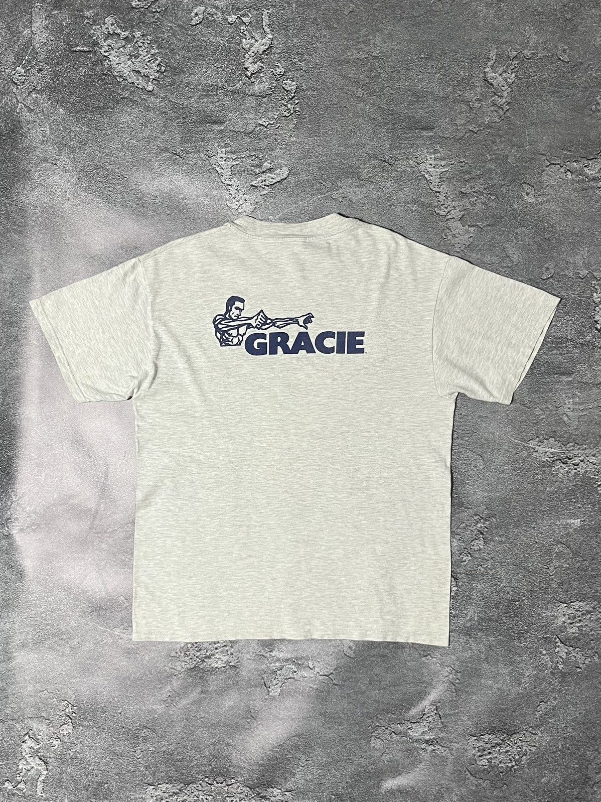 Vintage RARE Vintage 90s Gracie Jiu-Jitsu Shirt Size US L / EU 52-54 / 3 - 1 Thumbnail