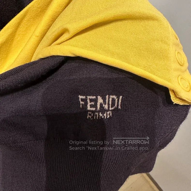 Fendi Fendi Women's Wool Sweater High Neck Top Size XS / US 0-2 / IT 36-38 - 4 Thumbnail