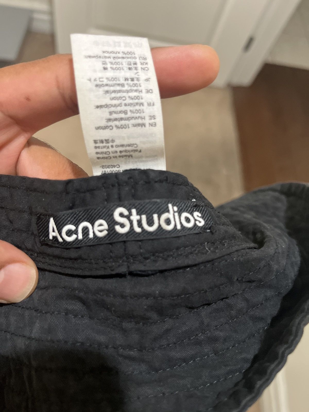 Acne Studios Acne Studios Face Logo Bucket Hat Size ONE SIZE - 2 Thumbnail
