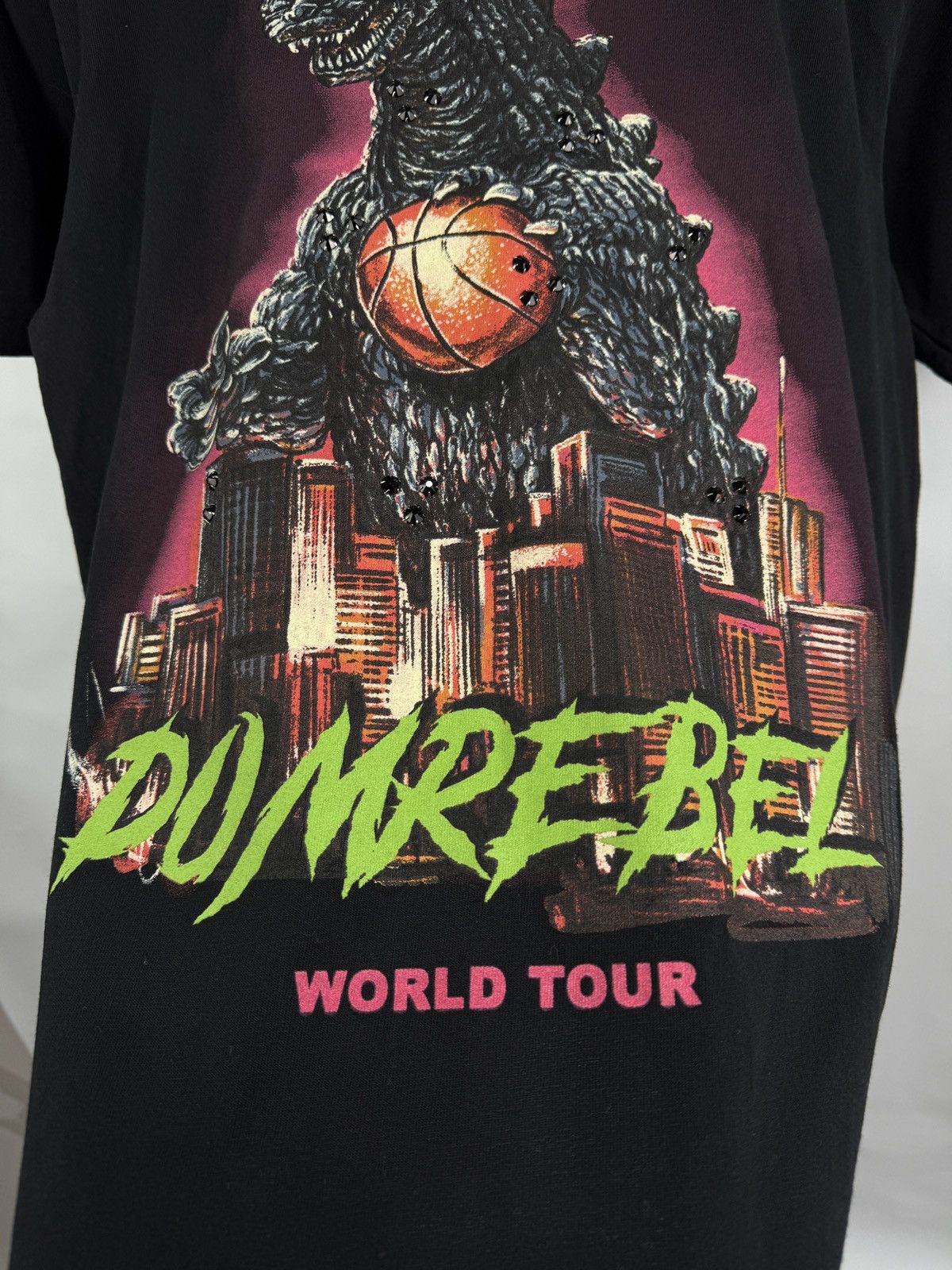 DOMREBEL 🇨🇦 DOMREBEL Godzilla Basketball World Tour T-Shirt Made USA Size US S / EU 44-46 / 1 - 7 Thumbnail