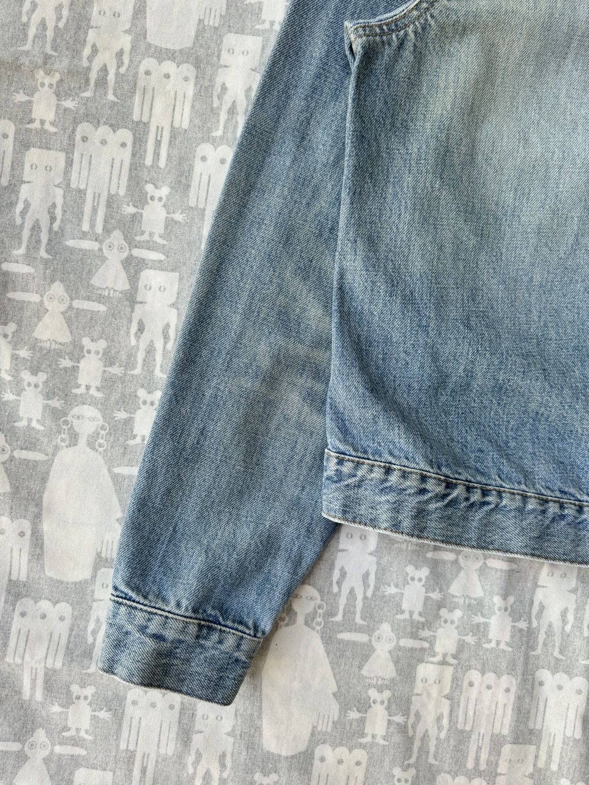 Helmut Lang Helmut Lang 2000 Type I One Pocket Sanded Blue Denim Jacket Size US S / EU 44-46 / 1 - 5 Thumbnail