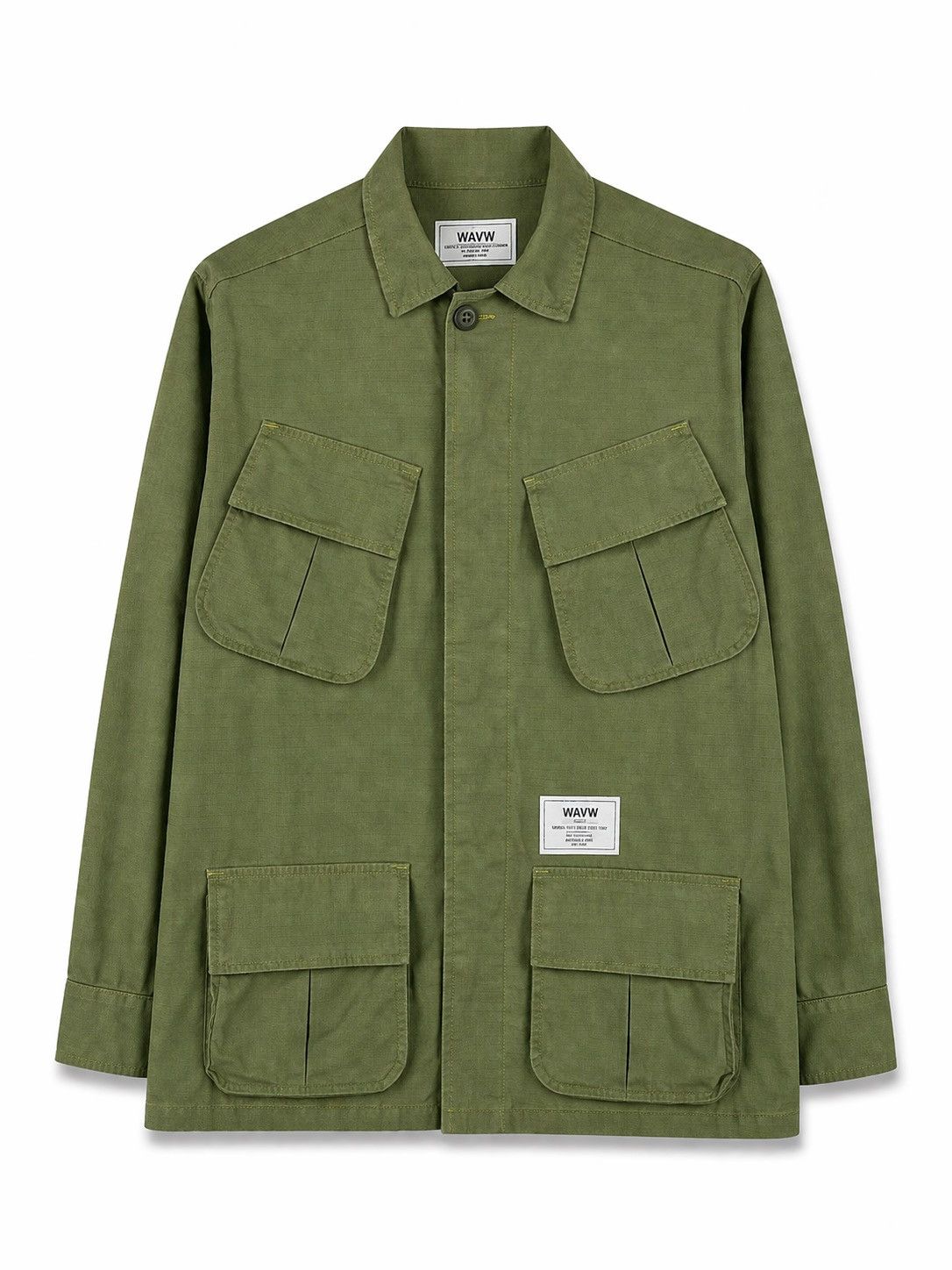Japanese Brand Vintage WAWW Tokyo Works Military Utility Multi Pocket Coat Size US S / EU 44-46 / 1 - 2 Thumbnail