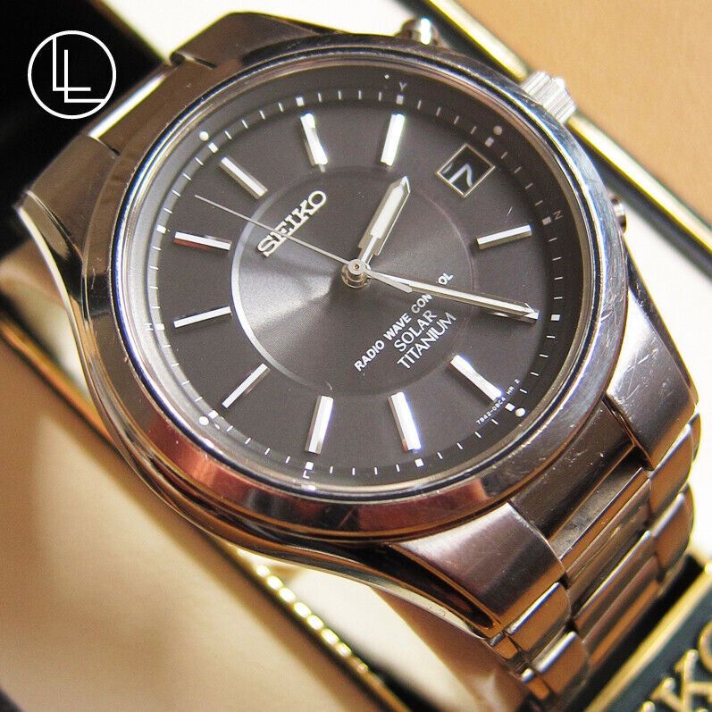 Seiko SEIKO 7B42-0AN0 Solar RadioWave Control Titanium Men's Watch Size ONE SIZE - 1 Thumbnail