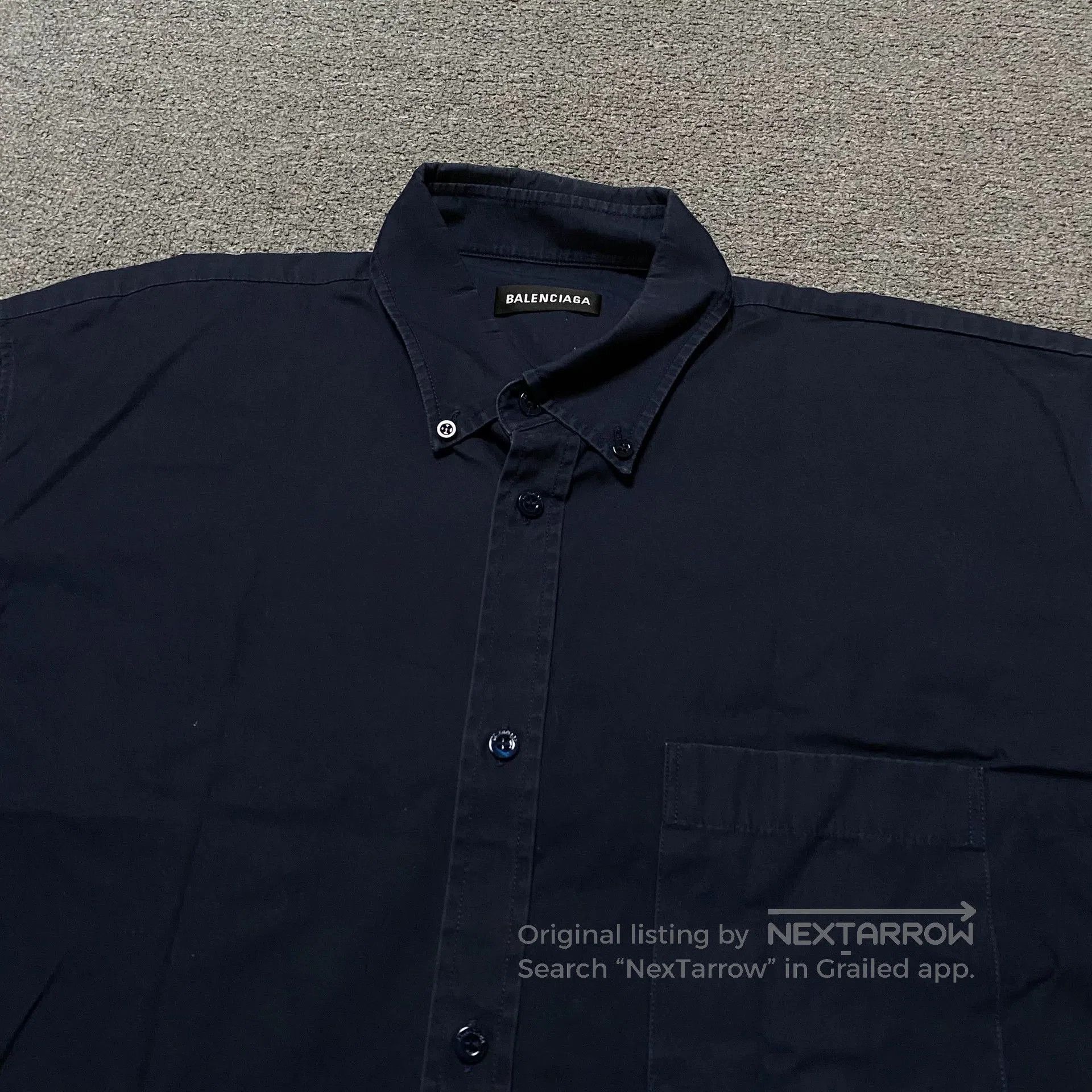 Balenciaga BALENCIAGA LOGO SHIRT. Size US M / EU 48-50 / 2 - 3 Thumbnail