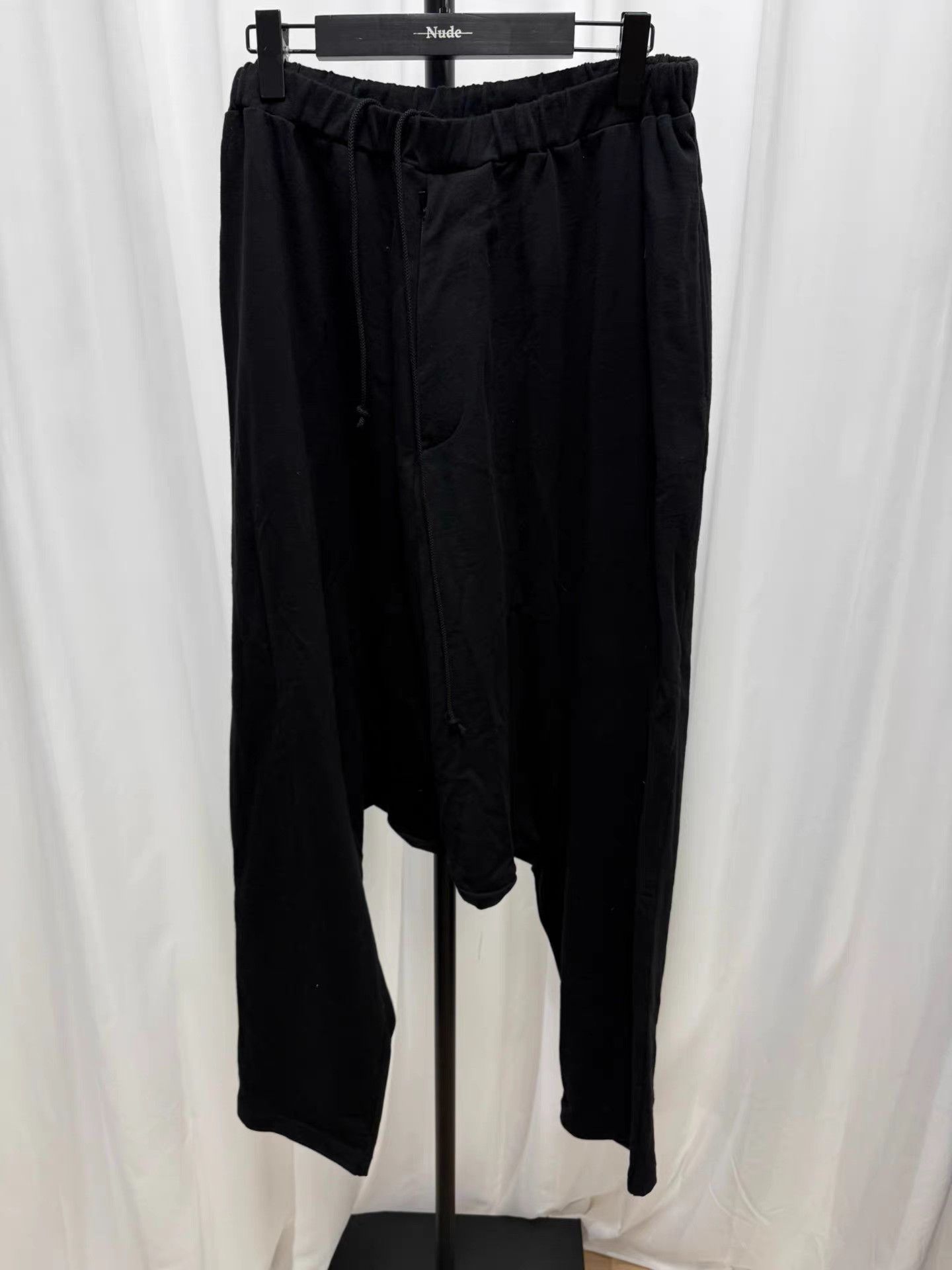 Yohji Yamamoto Yohji Yamamoto Worsted Cotton Harem Pants K20 Size US 33 - 1 Thumbnail