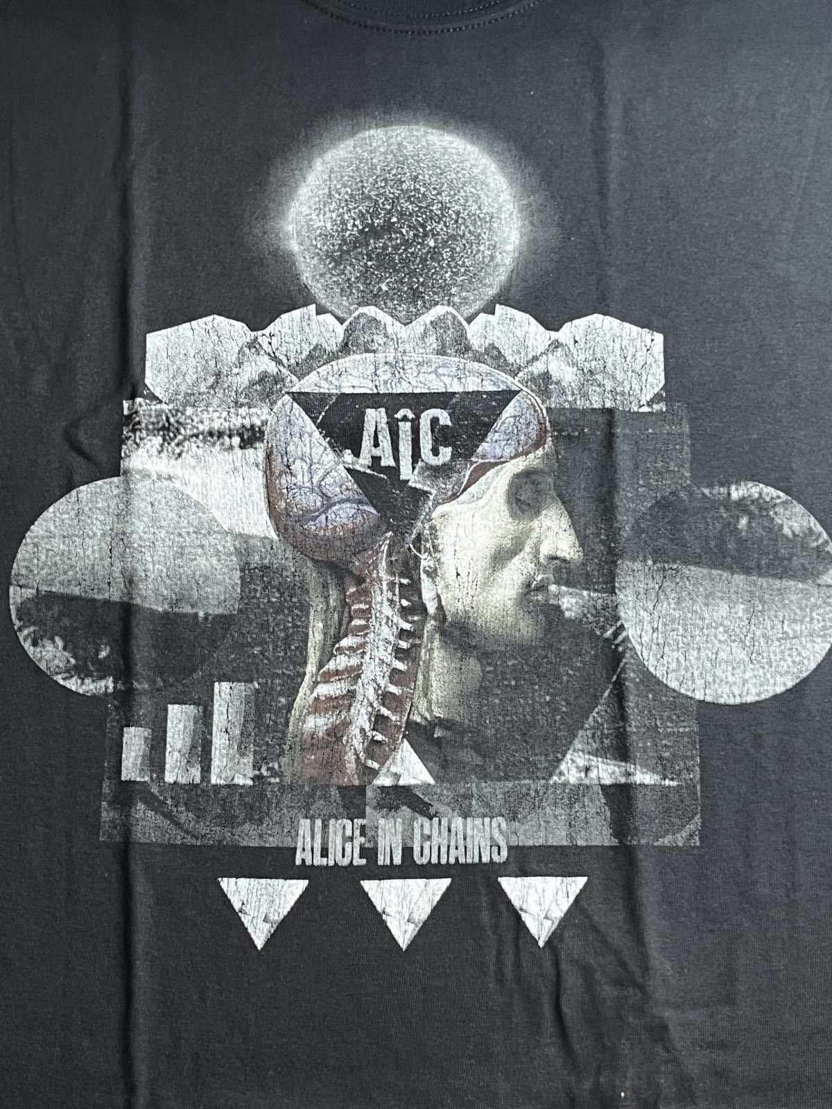 Designer Alice in Chains Shirt Triangles & Circles T-shirt - M Size US M / EU 48-50 / 2 - 3 Thumbnail