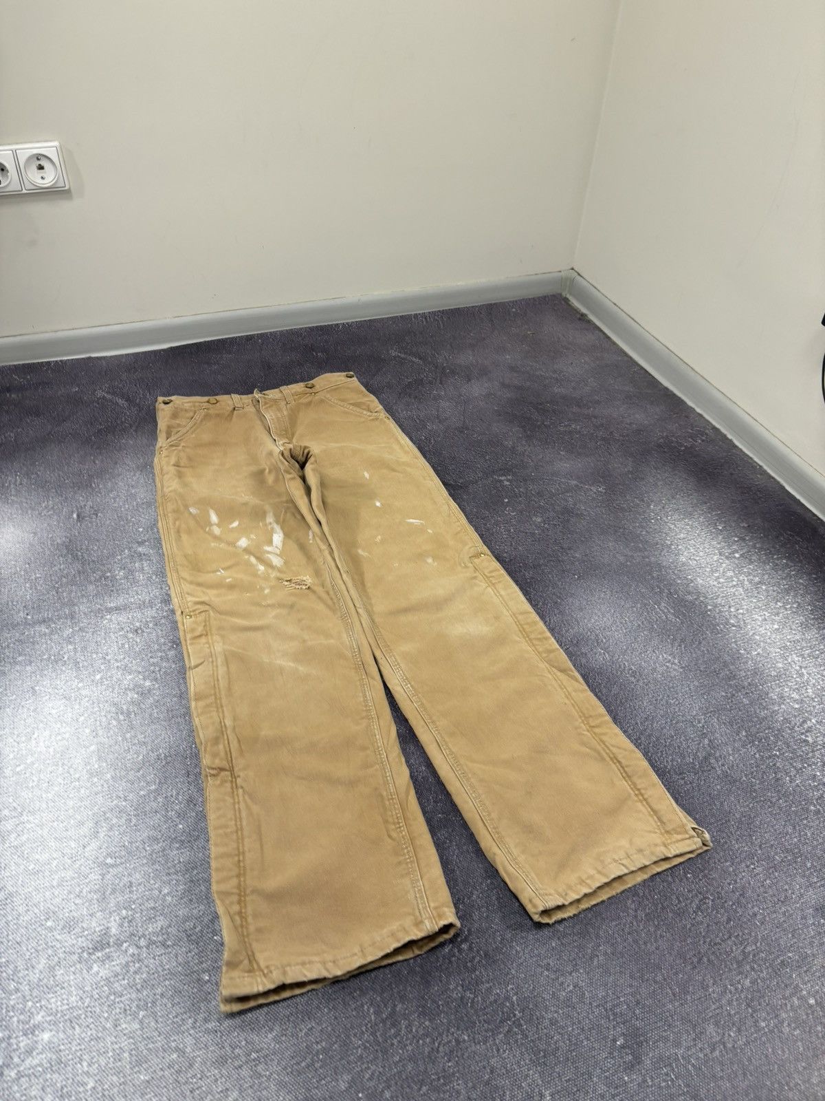 Carhartt Vintage 90s Carhartt USA Side Zip Rare Work Hype Baggy Pants Size US 30 / EU 46 - 9 Thumbnail