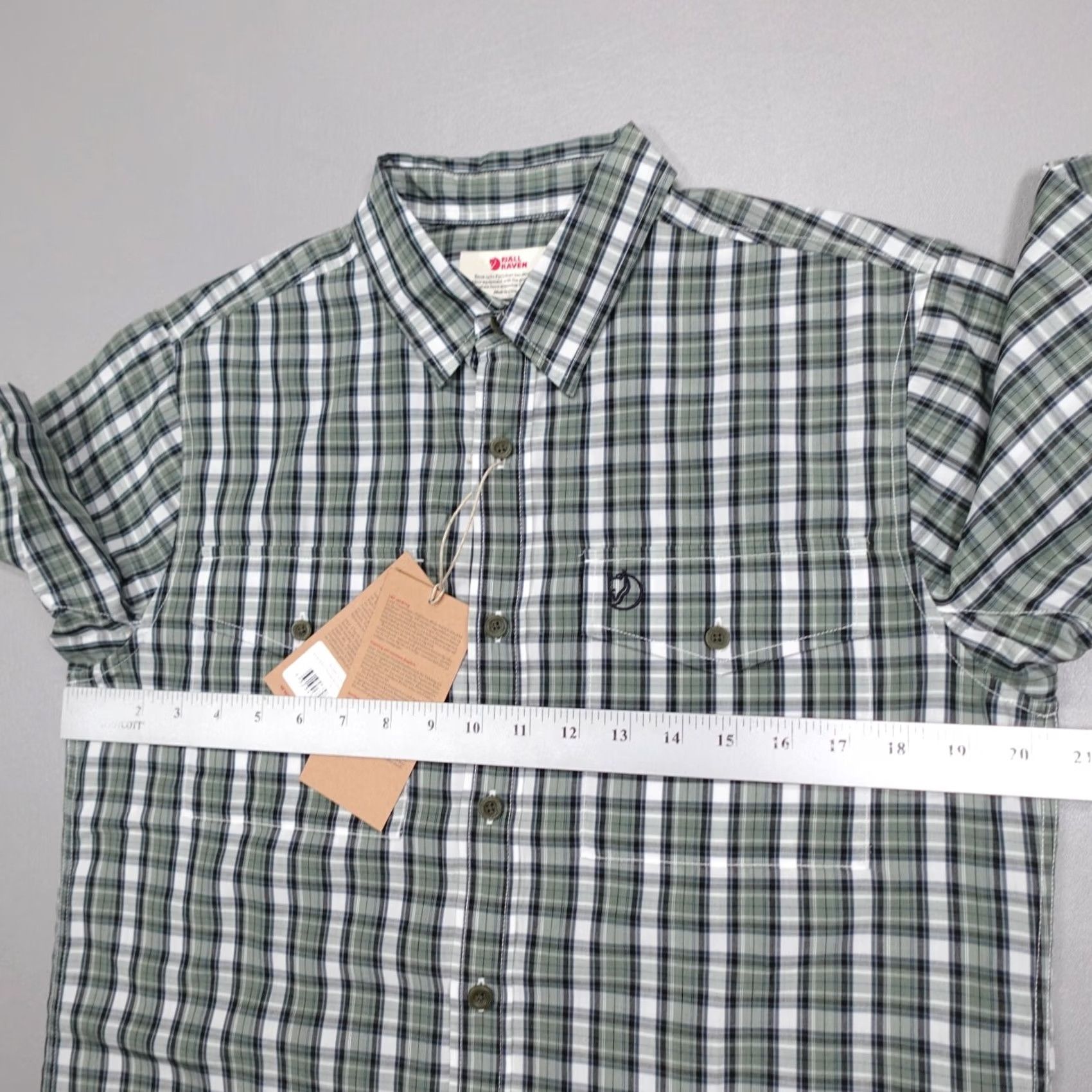 Cool Shirtz Fjallraven Abisko Cool Shirt Short Sleeve Plaid Lyocell Mens Size S Multicolor Patina Green Casual Outdoor Size US S / EU 44-46 / 1 - 5 Thumbnail