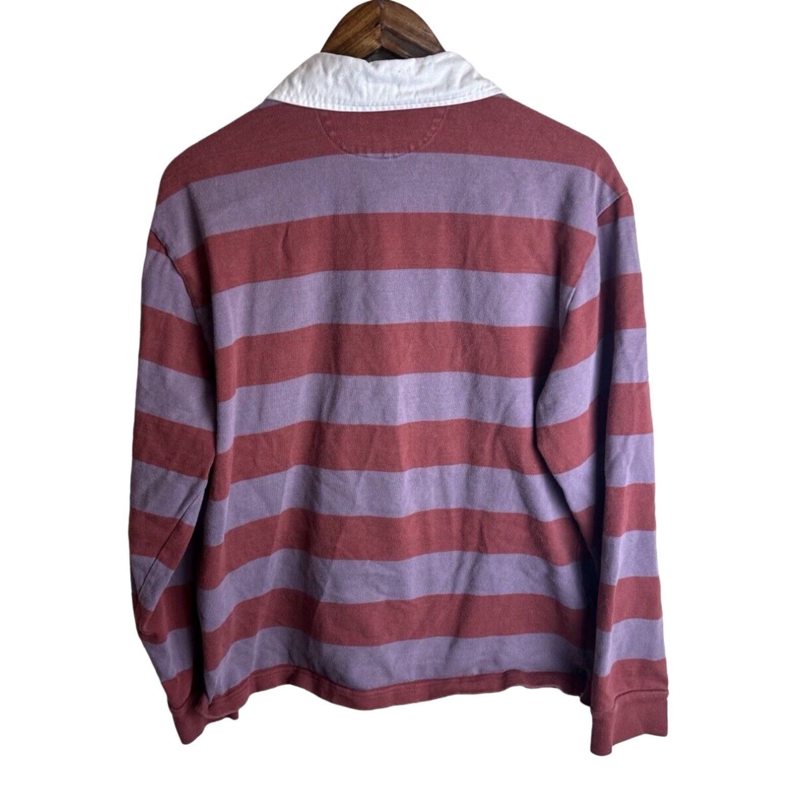 Huf Huf Striped Mens Large Rugby Polo Shirt Size US L / EU 52-54 / 3 - 3 Thumbnail