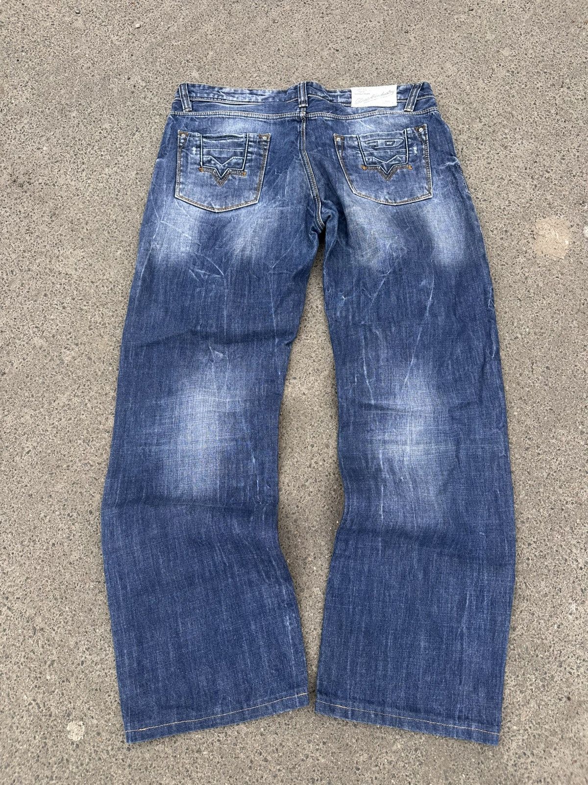 Diesel Diesel Faded Y2K Distressed Baggy Jeans Made in Italy Size US 38 / EU 54 - 3 Thumbnail