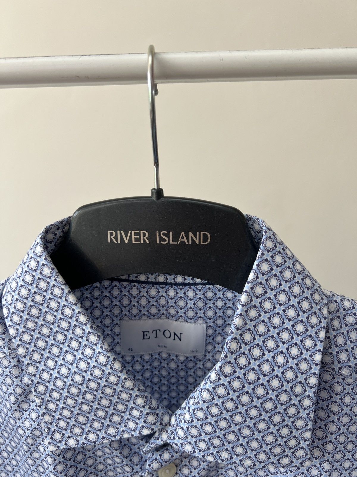 Eton × Vintage Vintage Eton Luxury Button Up Shirt Size US L / EU 52-54 / 3 - 7 Thumbnail