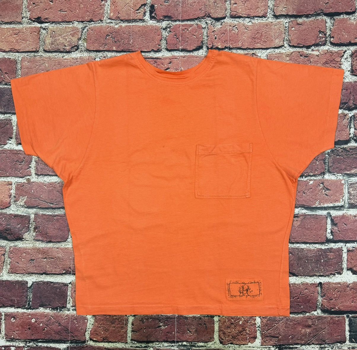 Other Vintage Forenza Orange Blank T Shirt Single Stitch Surf Boxy Size XL / US 12-14 / IT 48-50 - 1 Thumbnail