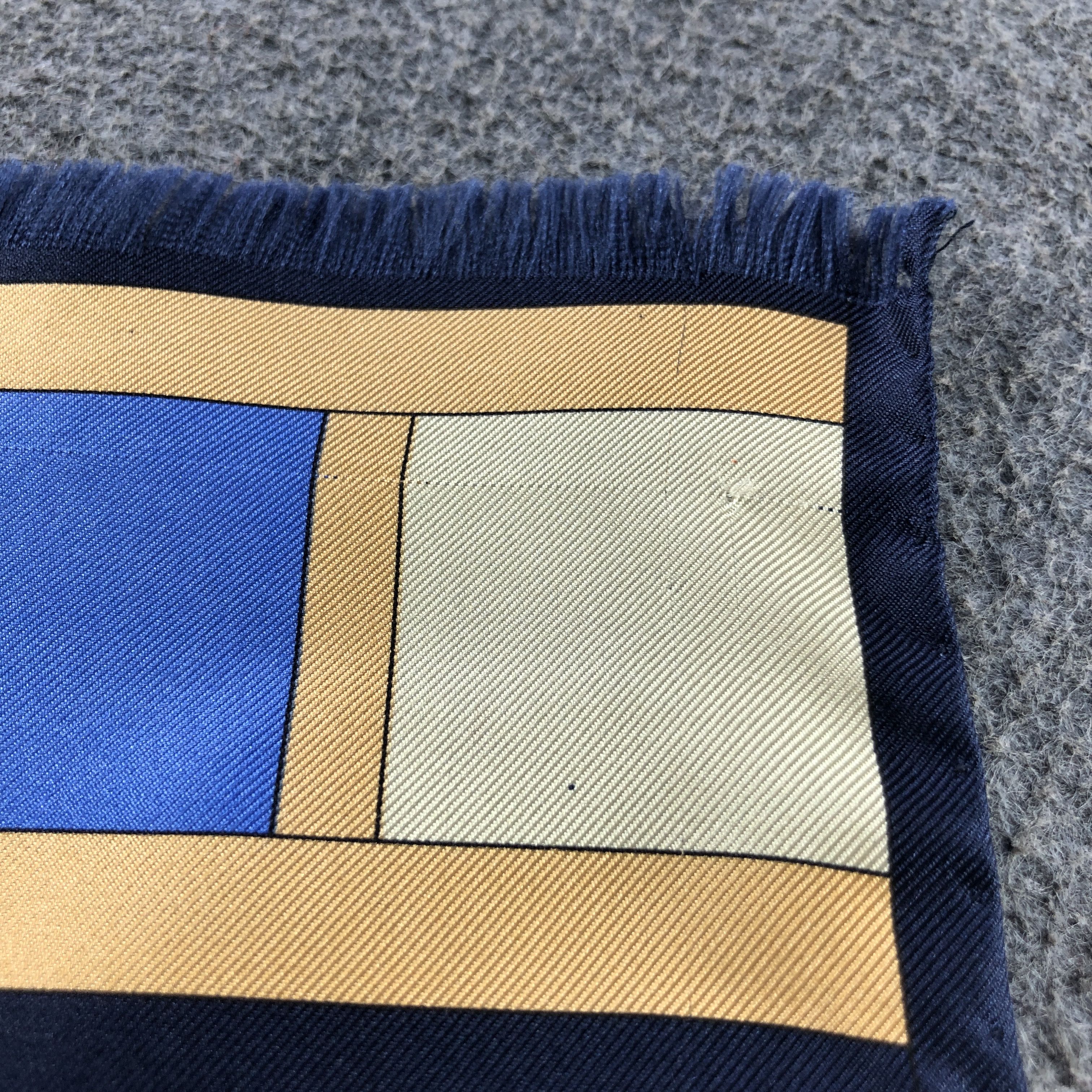 Japanese Brand M. Frey Wein Native Silk Stole Silk Scarf M1405 Size ONE SIZE - 5 Thumbnail